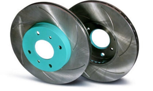 Project Mu Nissan ER33 Turbo Pure Plus6 Front 296x30mm Brake Rotors Uncoated