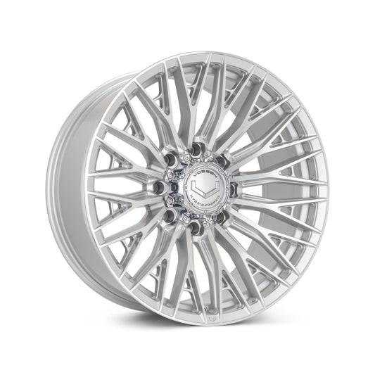 Vossen HFX-6 22x10 - 8x165.1 - ET-18 - Super Deep Face - 125.1 - Silver Polished Wheel