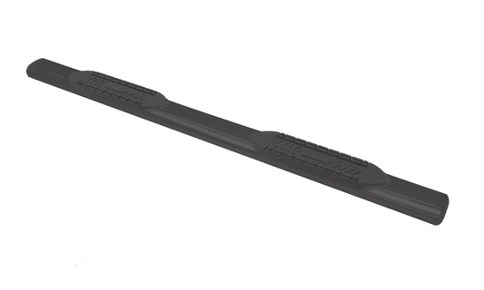 Lund 07-17 Chevy Silverado 1500 Crew Cab 6in. Oval Straight Black Nerf Bars - Black