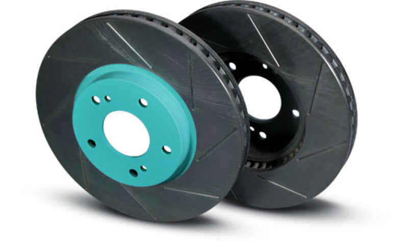 Project Mu SCR Rotor Front - Nissan Skyline GT-R BCNR33 Green