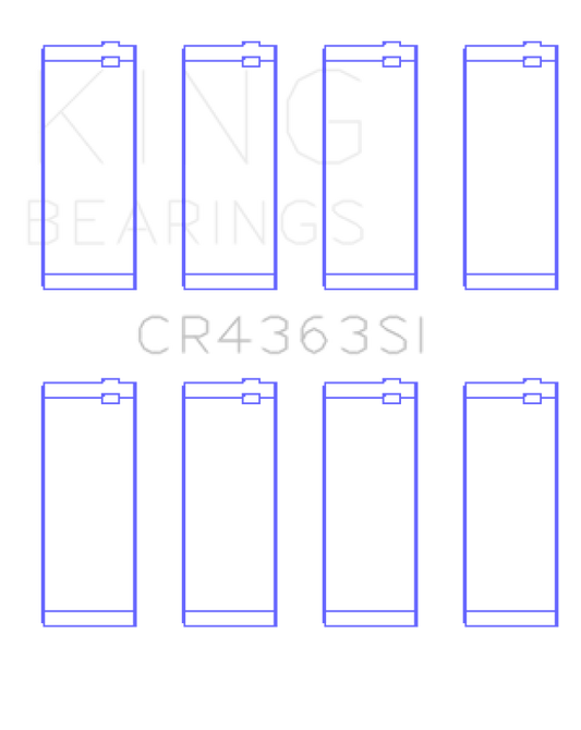 King Engine Bearings GM 134 DOHC Ecotec 2.2L Connecting Rod Bearings - (Set of 4)