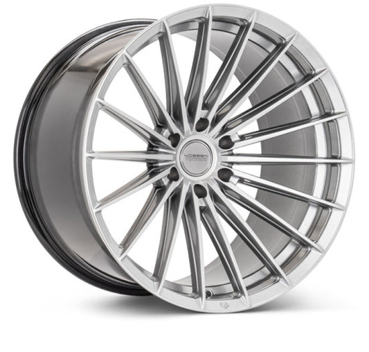 Vossen HFX-4 24x10 - 6x135 - ET35 - Deep - 87.1 - Hyper Silver Wheel