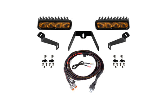 Diode Dynamics 2015-2017 Subaru WRX SS6 Max LED Kit Yellow Fog 3000K