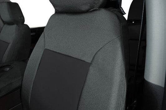 Covercraft 19-24 Dodge Ram Endura PrecisionFit Custom Front Row Seat Covers - Charcoal/Black