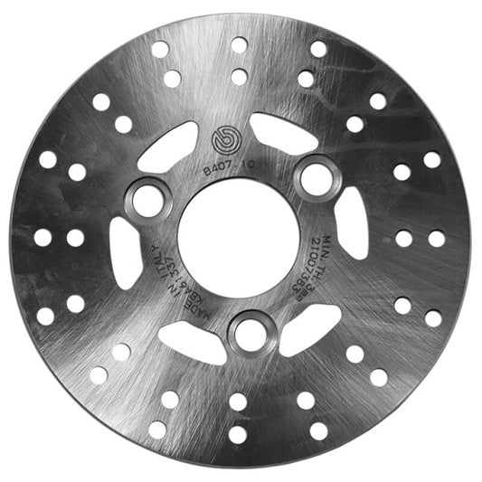 Brembo 07-11 Adly Fox 50CC/ 03-08 Peugeot Ludix Snake 50CC 155x3.5mm Brake Disc - Front Fixed