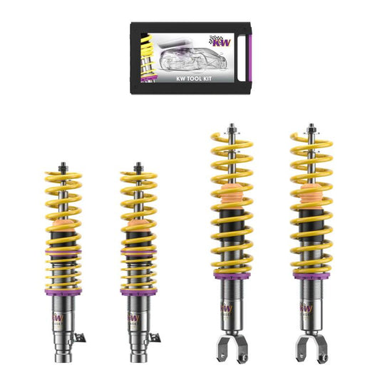 KW Coilover Kit V3 Honda Civic CRX; Coupe Hatchback Sedan w/ rear lower fork mounts