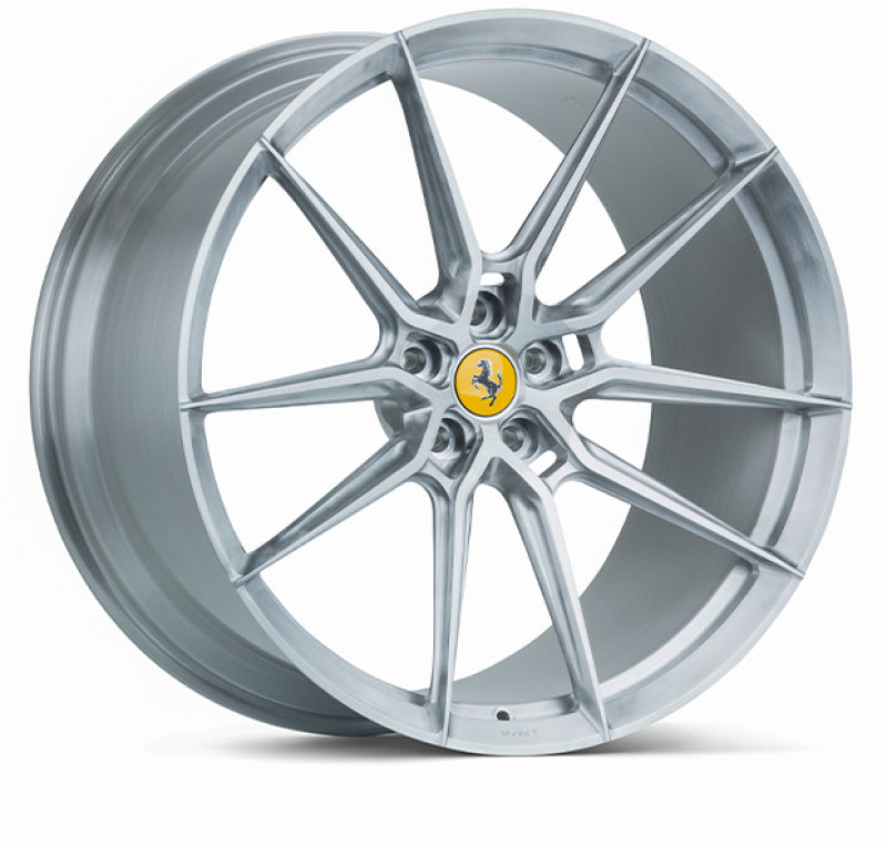 Vossen x Novitec NF9 21x11.5in - 5x114.3 BP - ET29 - Brushed Gloss Clear Ferrari 296 Rear Wheel