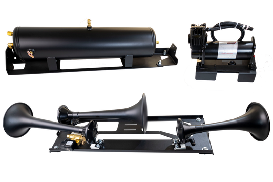 Kleinn 23-26 Ford F-250/ F-350/ F-450 Onboard Air System w/ Model 730 Horns