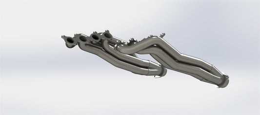 Kooks Headers 2022+ Ford F-150 Raptor R 5.2L 4V. 2in Header and H.O. Green Catted Conn.