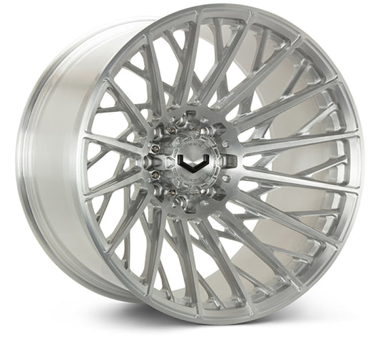 Vossen VFX-02T 24x10 - 8x180 - ET+15 - Deep - 124.3 - Brushed Gloss Clear Wheel