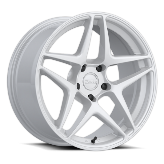 Kansei K15W Astro 18x8.5 / 5x114.3 BP / +35mm Offset / 73.1mm Bore - Gloss White Wheel