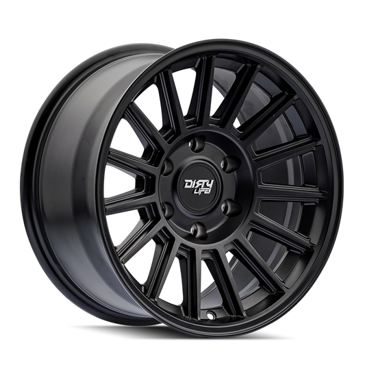 Dirty Life Journey 9316 17x8.5 / 6-135 BP / 0mm Offset / 87.1mm Hub Matte Black Wheel