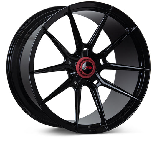 Vossen x Novitec NF10 22x12in - 5x114.3 BP - ET47 - Gloss Black Ferrari FF / Portofino Rear Wheel