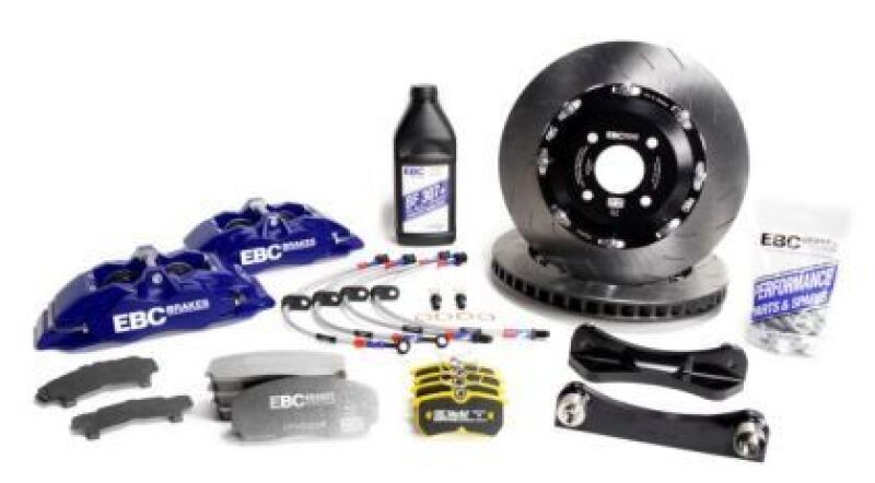 EBC Racing Subaru BRZ Gen 2 (ZD8) Blue Apollo-6 Calipers 355mm Rotors Front Big Brake Kit
