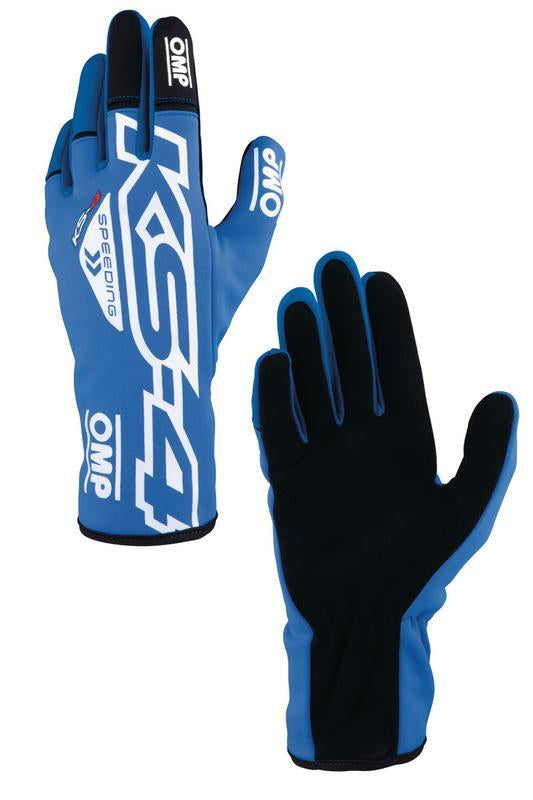 OMP KS-4 KART GLOVES YELLOW / BLACK SZ XXS