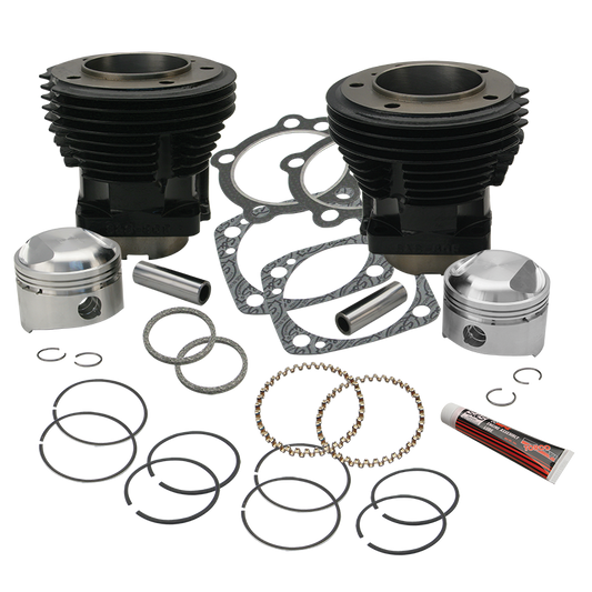 S&S Cycle 66-84 BT 80in 3-1/2in Bore Cylinder and Standard Compression Piston Kit