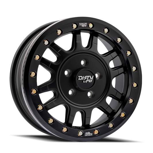 Dirty Life 9309R Canyon Pro 15x7 Blank 13mm Offset/106.25mm Hub Matte Black - Beadlock