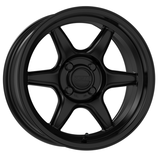 Kansei K11S Tandem 15x8in / 4x100 BP / 0mm Offset / 73.1mm Bore - Satin Black