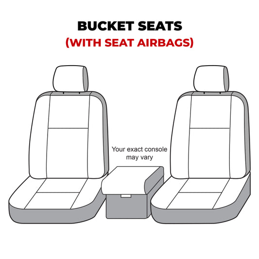Covercraft 11-16 Dodge Ram Carhartt Super Dux SeatSaver Custom Front Row Seat Covers - Black