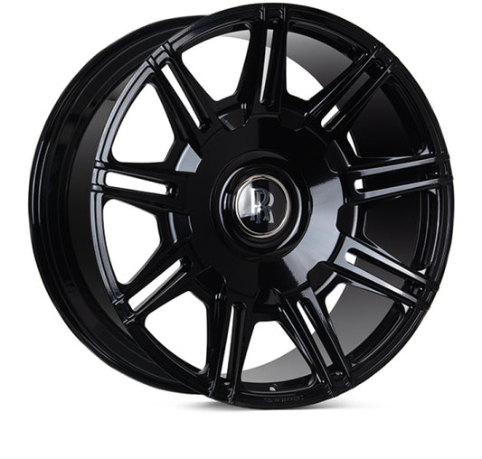 Vossen x Novitec SP2 22x9.5 - 5x120 BP - ET15 - Gloss Black Rolls-Royce Wraith/Ghost/Dawn FR Wheel