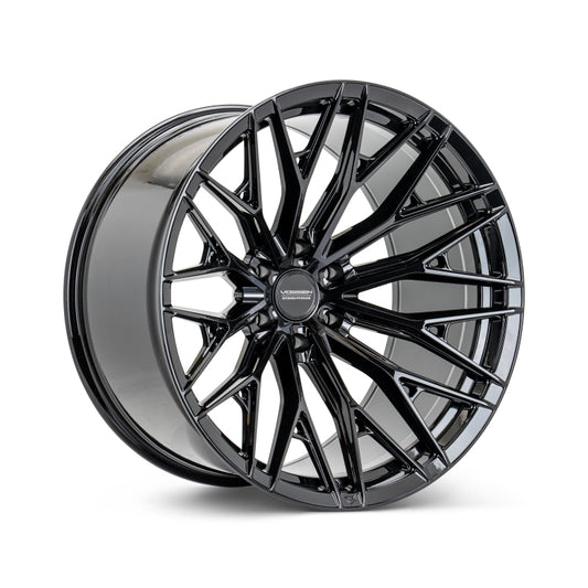 Vossen HFX-6 - 20X9.5 - 6X135 - ET15 - DEEP - 87.1 - GB - Gloss Black Wheel