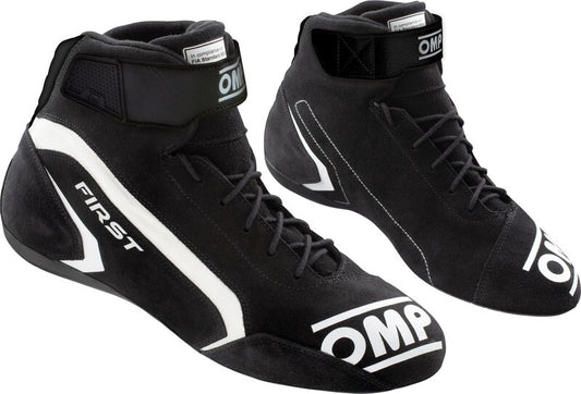 OMP FIRST SHOES FIA 8856-2018 NAVY BLUE / ORANGE SZ 40