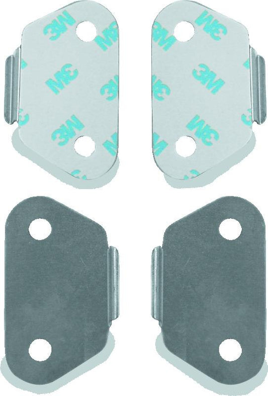 Bikers Choice 93-13 Touring Hard Bag Cover Wear Plates Pr