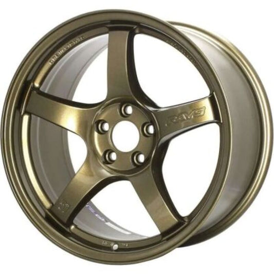 Gram Lights 57DR 18x9.5 +38 5x114.3 Glossy Gray Wheel