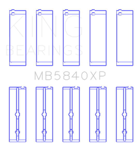 King Engine Bearings Chrysler 300 SRT8 (+0.25) Main Bearing Set