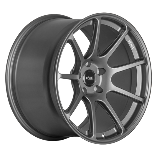 Konig Forged F5R 19x8.5 5x120 ET32 Ash Silver Wheel (Knurled Bead)