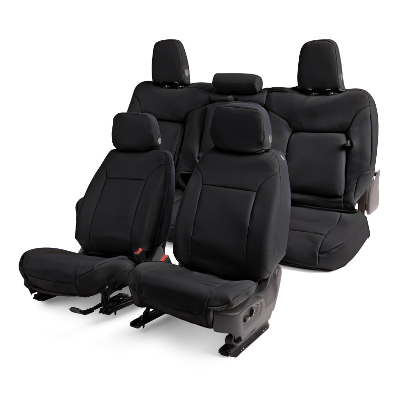 Covercraft 13-18 Dodge Ram Leatherette PrecisionFit Custom Front Row Seat Covers - Black