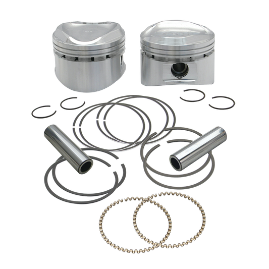 S&S Cycle 84-99 BT 89in Low Compression Stroker Pistons - .020in