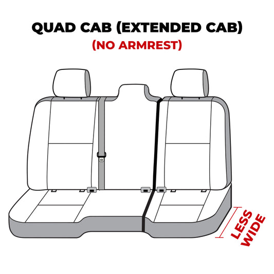 Covercraft 19-23 Dodge Ram 1500 Quad Ex Classic 2-Row 60/40 Endura LogoSeatSaver 2nd Row Seat Cover