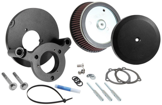 K&N 99+ Harley-Davidson Street Metal Intake System - Hammer Black