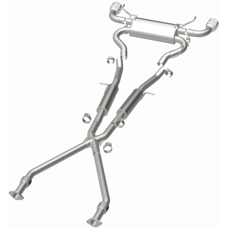 MagnaFlow Cat-Back 09-17 Nissan 370Z V6 3.7L Street Series SS 2.25in Dual Split Rear Exit Exhaust