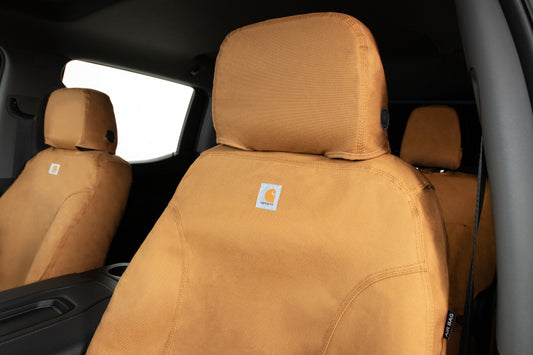 Covercraft 13-17 Ford Escape Carhartt SeatSaver Custom Front Row Seat Covers - Brown