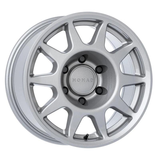 Nomad N505OE Touring 17x8.5in / 5x150 BP / 35mm Offset / 110.5mm Bore - OE Silver