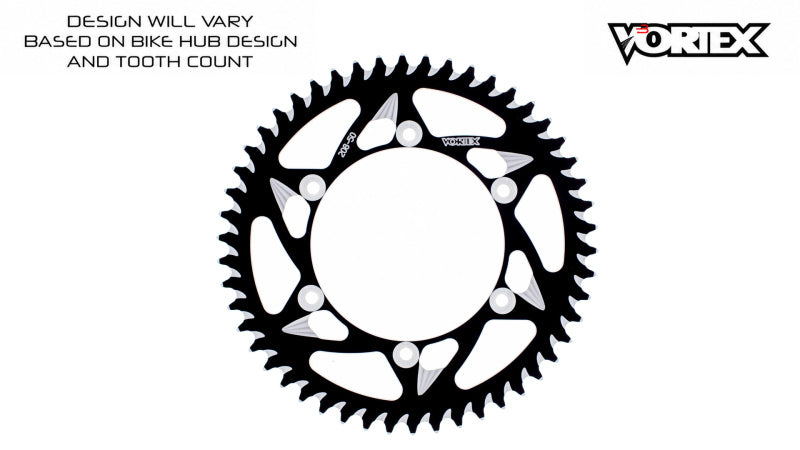 Vortex Racing 48 Tooth 420 Rear Sprocket - Black