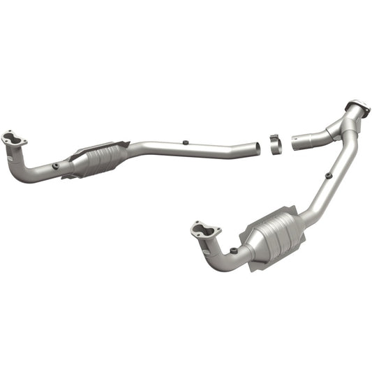 MagnaFlow DF Cat. Conv 97 Land Rover Defender 90 4.0L Y-Pipe Assy / 96-99 Discovery 4.0L Y-Pipe Assy