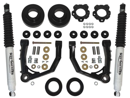 Tuff Country 2022+ Toyota Tundra / 2023+ Sequoia 3in Lift w/ Boxed Uni-Ball Control Arms & Shocks