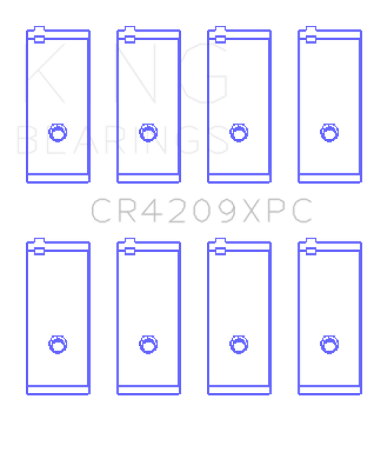 King Engine Bearings Toyota 3SGTE 16v 2.0L pMaxKote Performance Rod Bearing Set - Size STD