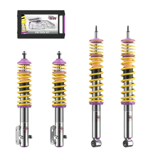 KW Coilover Kit V3 VW Golf III / Jetta III (1HXO); all incl. Cabrio (-02); 2WD; all engines
