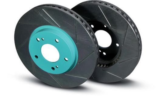 Project Mu SCR Rotor Front - Mitsubishi Lancer Evolution CP9A/CT9A Green