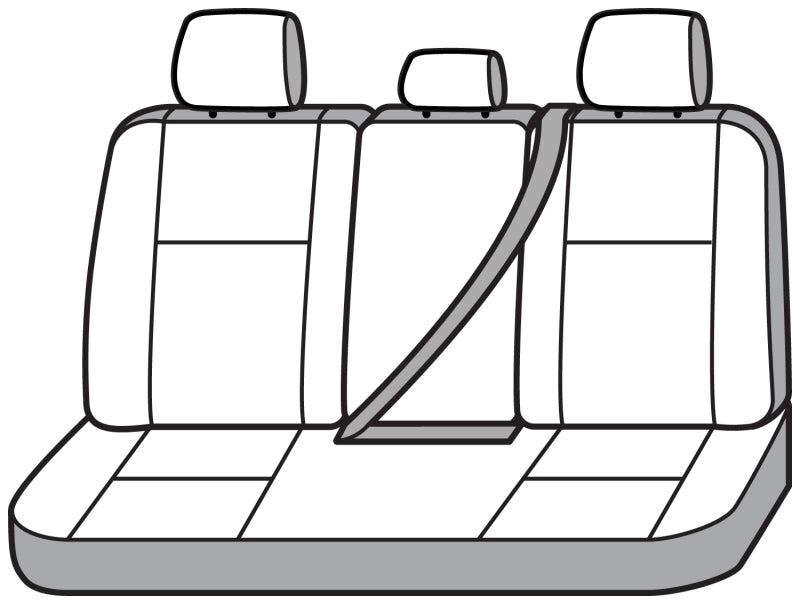 Covercraft 15-21 Ford Transit Polycotton SeatSaver Custom Third Row Seat Covers-Tan