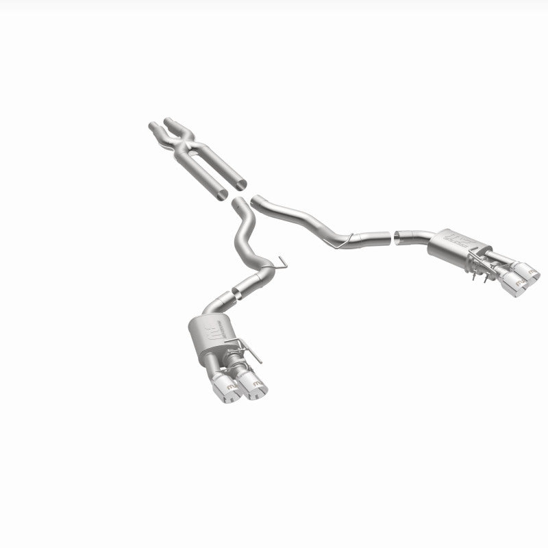 MagnaFlow SYS Cat-Back 2018 Ford Mustang GT 5.0L Competition Dual Exit Polished 4in Tips