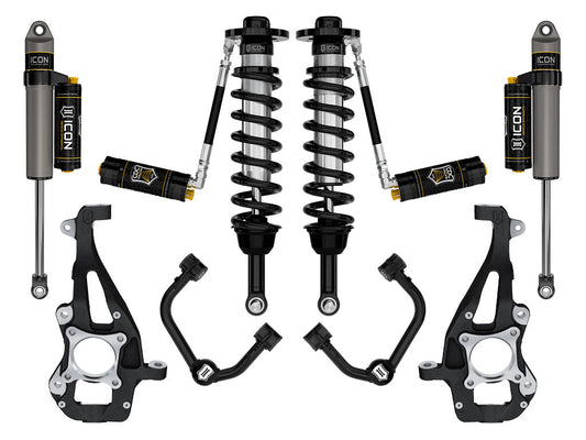 ICON 21-24 Ford F150 4WD 3.5-4.5in Stage 4 Suspension System - Tubular CDCV