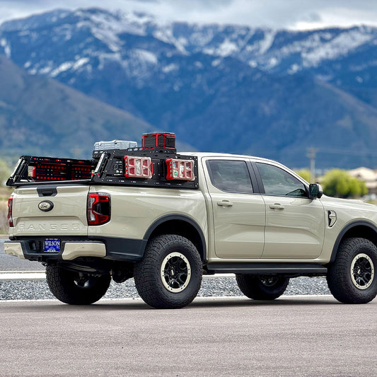 Rock Slide 19-26 Ford Ranger Overland Deluxe Rack (3 Boxes)