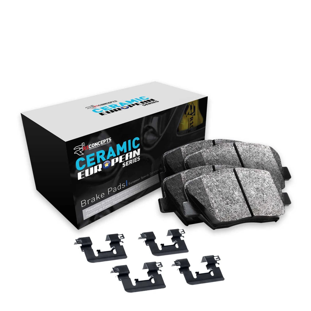 R1 19-25 Mini Countryman And Paceman) Front Euro Ceramic Brake Pads and Hardware Kit