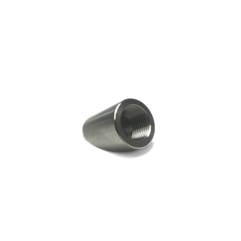 Ticon 1.75in to 2.5in Tubing M18x1.5mm 45 Deg Angle Titanium O2 Sensor Bung (Single)