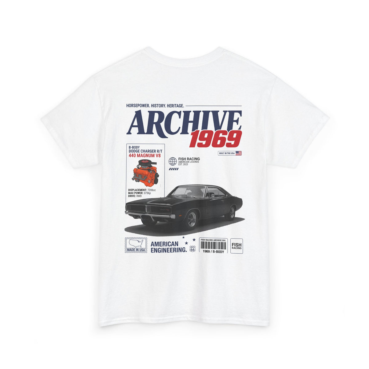 1968-1970 Dodge Charger R/T Archive Tee